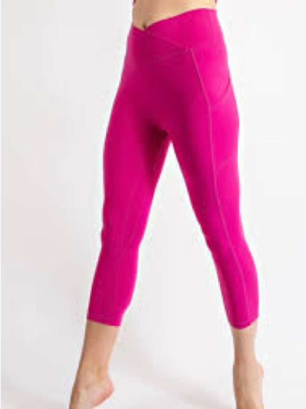 Rae Mode V-Waist Capri Length Leggings